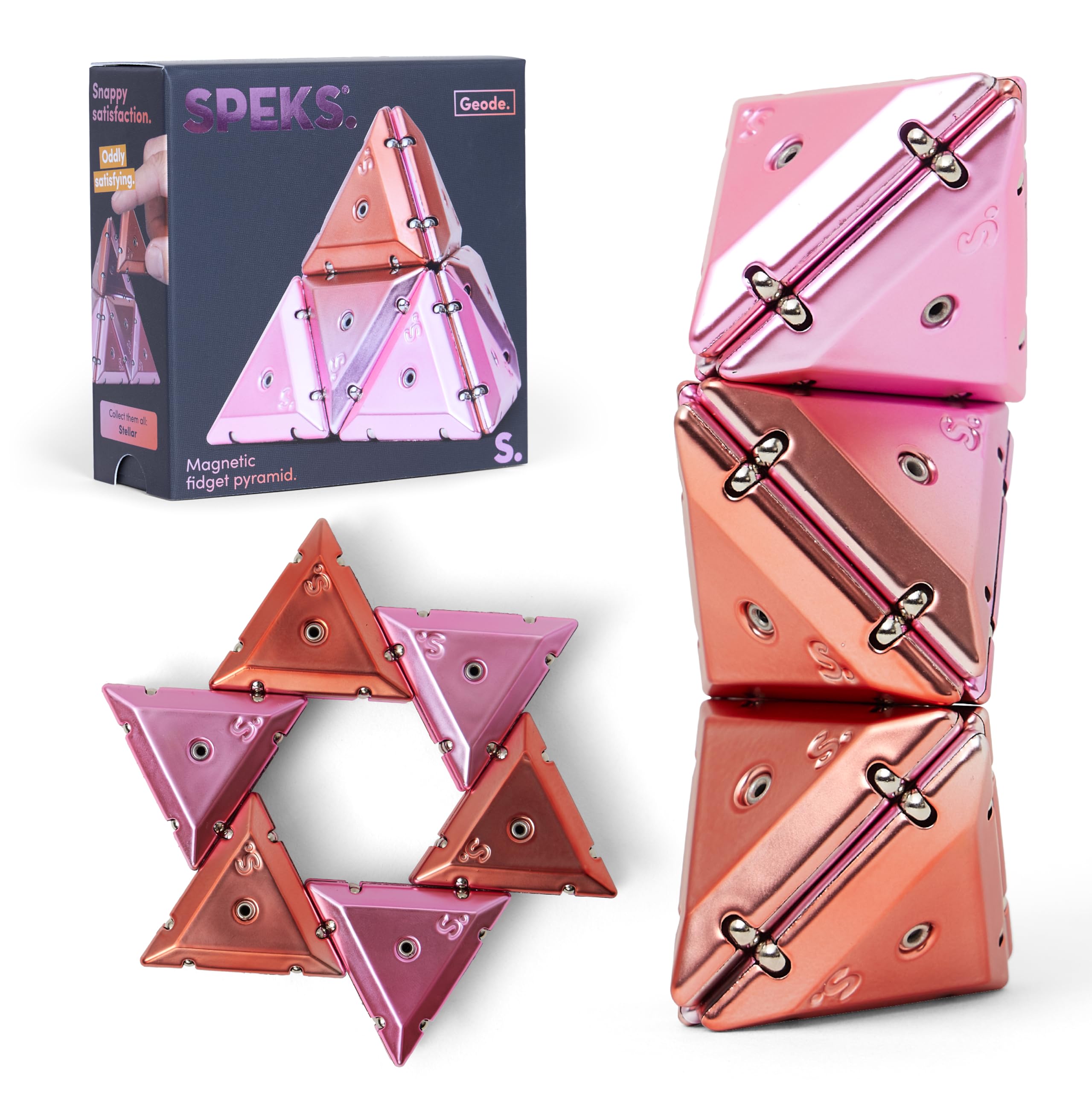 Amazon.com: Speks Geode Magnetic Fidget Toy | Sensory Desk Toy for